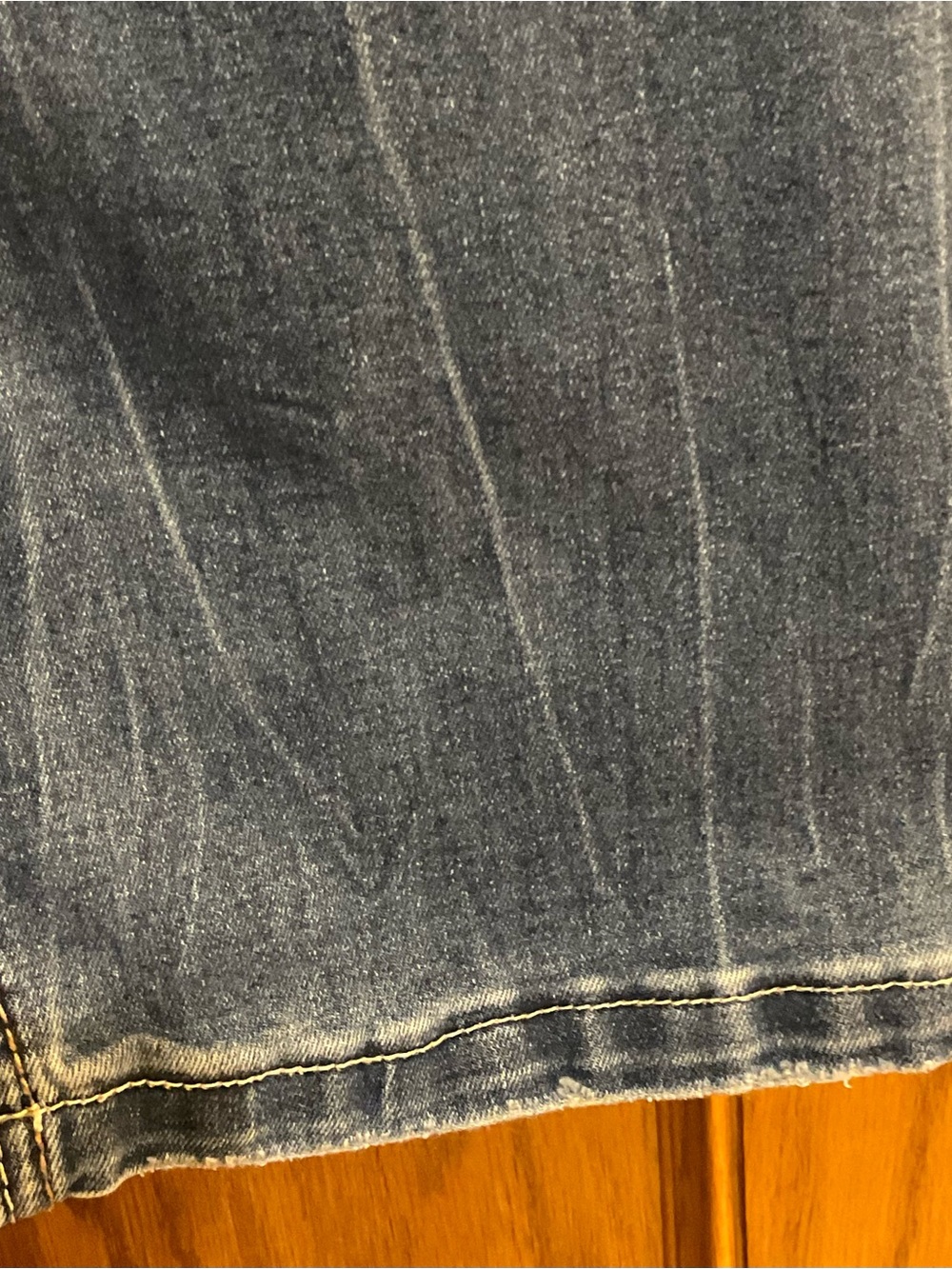 Woman Within Slim Straight Jeans in Light Blue Wash 28W - Picture 5 of 6